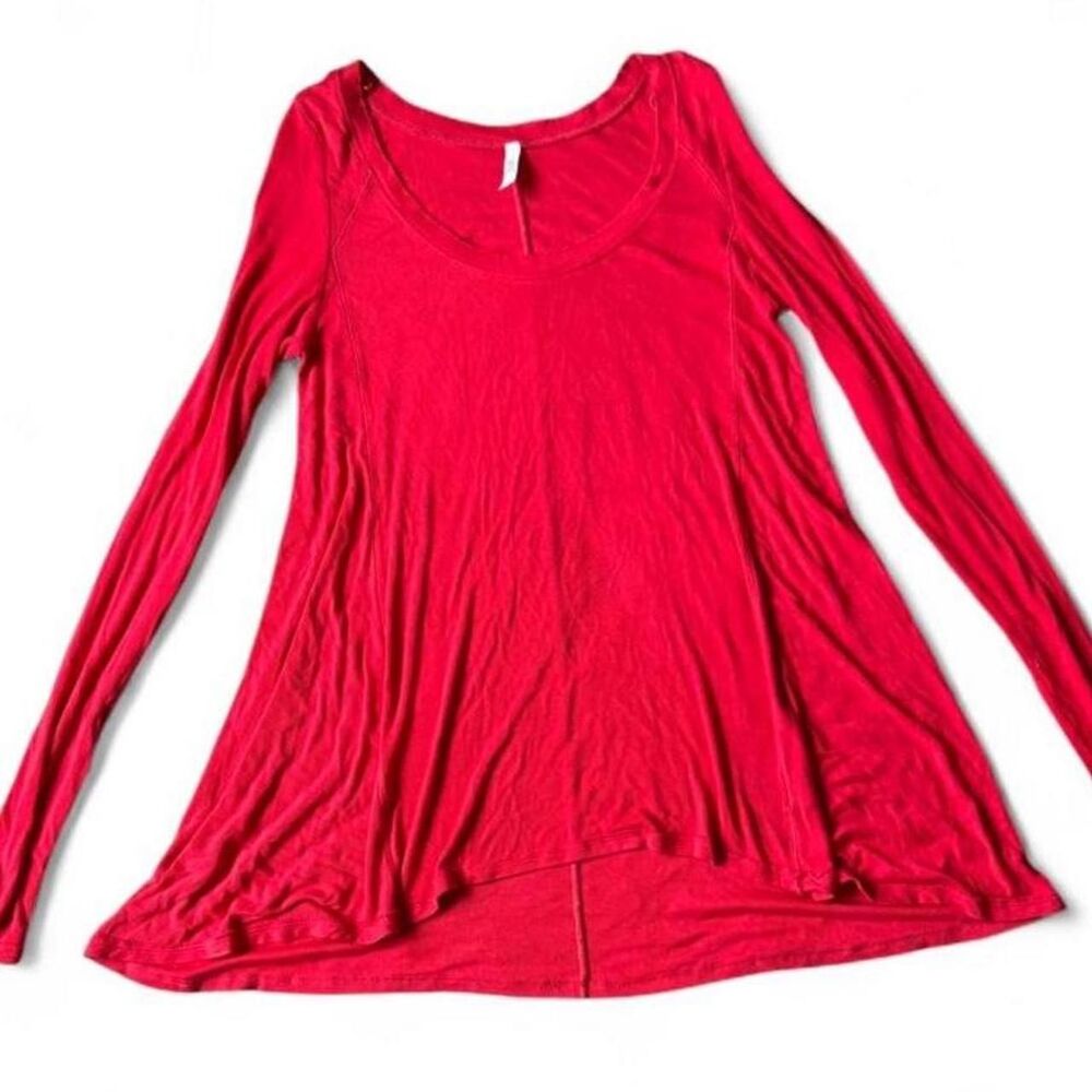 Free-people Women's Red and Pink Shirt